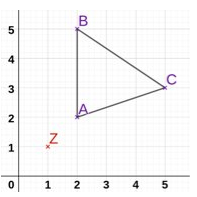 Dreieck ABC.