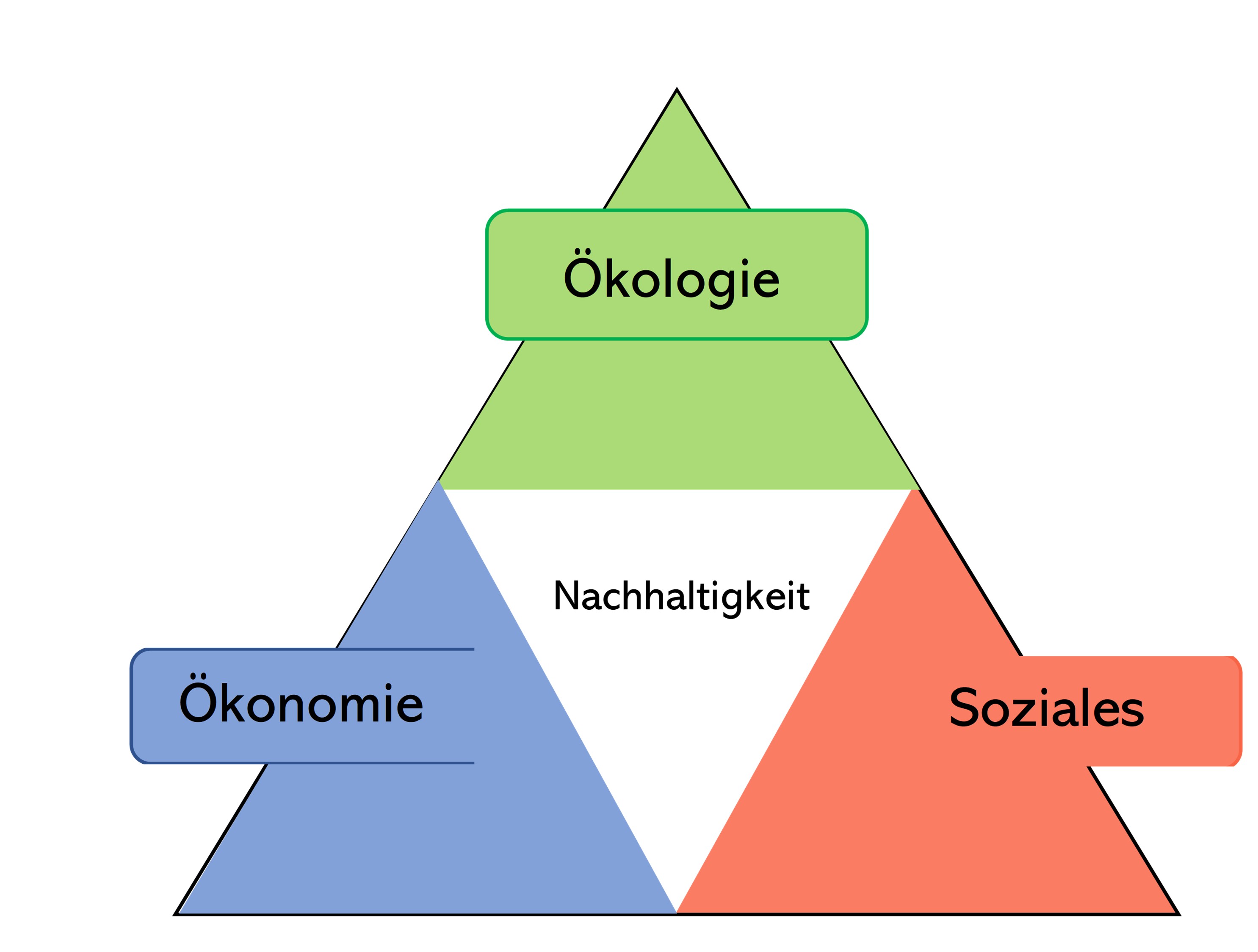 Das Nachhaltigkeitsdreieck