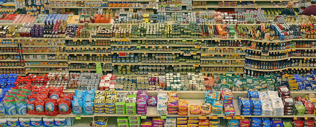 Ein Supermarkt in Amerika